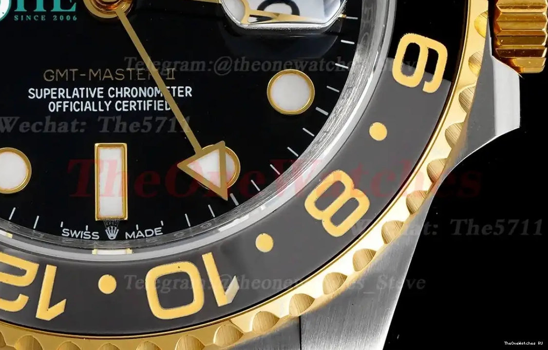 II APF SS YG Black GRNR VR3285 126713 Master GMT Brown 0416
